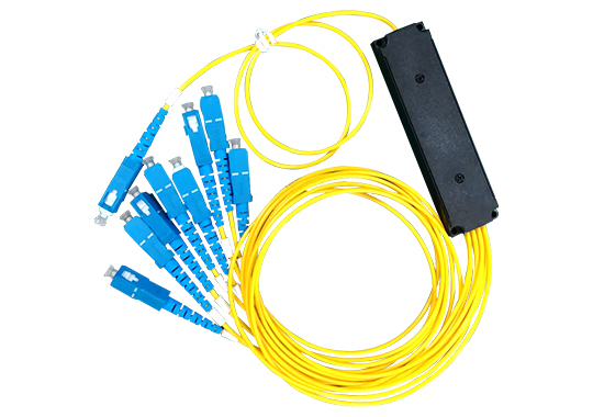 1*8 Fiber Optic PLC Splitter ABS Module SC/UPC 1
